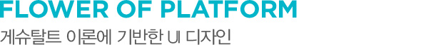 FLOWER OF PLATFORM 게슈탈트 이론에 기반한 UI 디자인